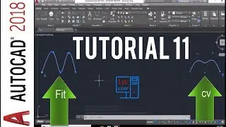 spline AutoCAD 2018 tutorial - how to draw spline in AutoCAD 2018