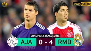 RONALDO HUMILIATES SUÁREZ AND SCORES 2 GOALS IN THE WIN IN AMSTERDAM / UCL 2011