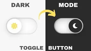 Animated Dark mode toggle | Css dark mode toggle button 