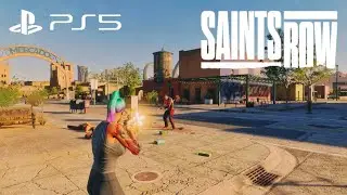 Saints Row 2022 Free Roam & Fight | 60FPS PS5 Gameplay