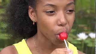 Teen Girl Lollipop African