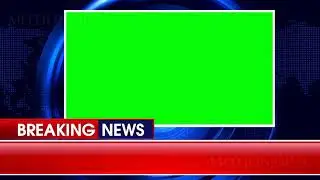 breaking news green screen video