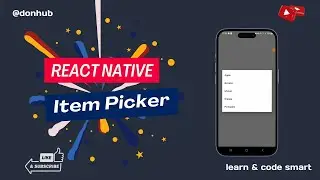 React Native Picker Tutorial: Create Dropdown Menus with Ease