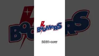 Boomers historical logos