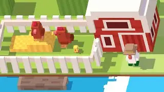 Unlocking The Barn Chickens, In The “FARM” Area (Third Week), In CROSSY ROAD! 🐓