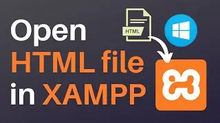 How to OPEN HTML file in XAMPP