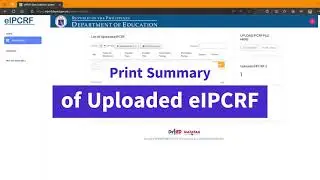 Access the eIPCRF Collection and Consolidation System