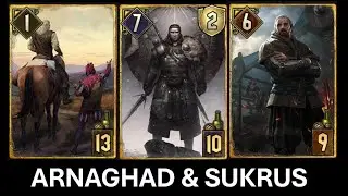 Gwent ~ Skellige Witchers Deck | Arnaghad & Sukrus Combo