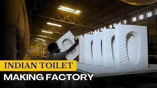 Indian Toilets Manufacturing | Making Process of Indian Toilet Inside The Factory