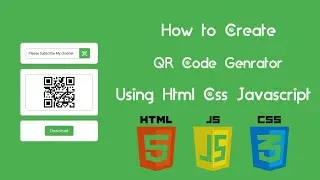 How to create QR Code Genrator in Html Css Javascript 