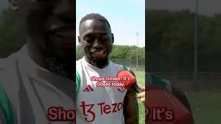 Aaron Wan-Bissaka reveals the last time he was nutmegged! #shorts