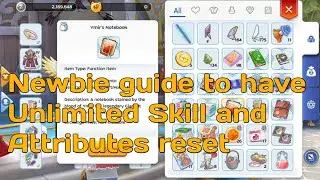 Raknarok m v2.0 Unlimited skills and attribute Reset