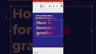 How To Format A Gradient Text Box in Powerpoint | AhaSlides