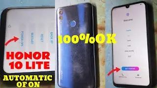 Honor 10 Lite Auto Restart / Auto Recovery Mode / Emergency Backup Problem 100% Solve