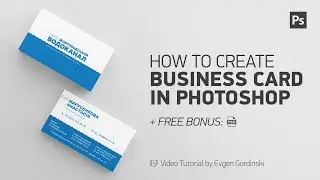 Create Business Card #2 - Photoshop Tutorial