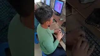 high-speed computer typing 
