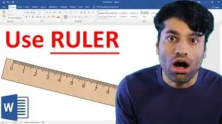 How to Use RULER in Microsoft WORD