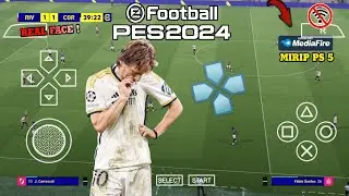 EFOOTBALL PES 2024 PPSSPP Liga  Eropa & Asia Mirip PS 5 Haigh Grahpics EA FC 2024 PPSSPP 