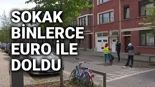 @NTV #HABER  Belçikada binlerce euroyu yola saçtı