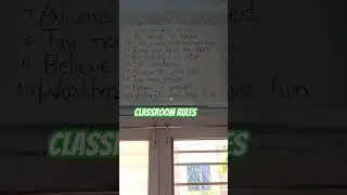 Classroom Rules 💥💥💥#shorts #good #yt #ytshorts #rules #school #viral #trending #student #motivation