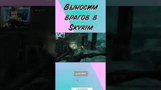 Выносим врагов игре Skyrim 