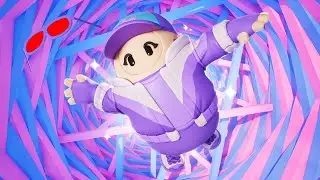 FORTNITE FALL GUYS DROPPER 🌈 20/20 LEVELS SOLUTION 🔥 0/5 EASTER EGGS 🐰 MAP CODE: 7202-5993-8705