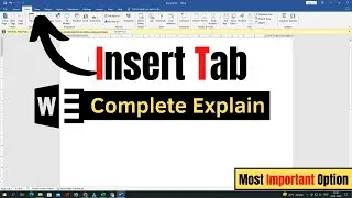 Insert Menu In Hindi | With New Features | insert Picture & Clip Arts With Format Tab ms word 2021