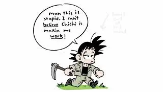 How Chichi Makes Goku A Farmer? | DBZ Comic Dub