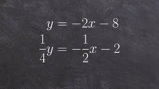 How to determine if a system has infinite many solutions by graphing