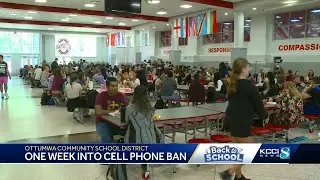 Lunchtime gets noisy again in Ottumwa as school district bans cellphones