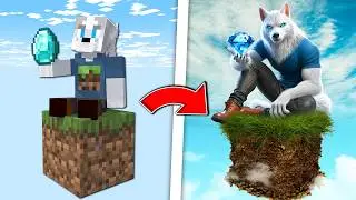 MINECRAFT, TAPI ONE BLOCK GW SEMAKIN REALISTIC!