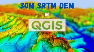 Download SRTM DEM using QGIS | Open Topography | 