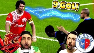 TAM 9 GOL 😱 ZİRVE YARIŞI KIZIŞTI ! KAPIŞMA MERVAN PES 2021 !
