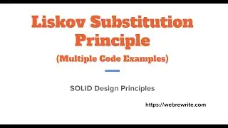 Liskov Substitution Principle | SOLID Principles | Multiple Code Examples