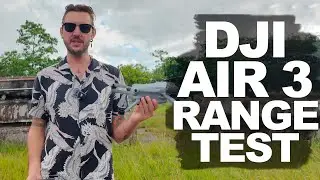 DJI AIR 3 RANGE TEST - How far can it go before losing signal? real world scenario