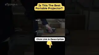 ELEPHAS Mini Projector - Is This The Best Projector? 🤔 #shorts