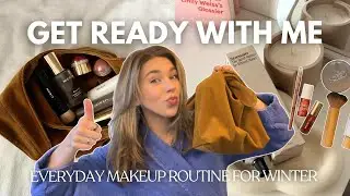 GET READY WITH ME & CHAT! ❄️ 🩵My makeup & skincare routine, winter grwm, merit products, disney chat