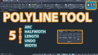 #11 How To Use P-line Command In Autocad | Beginner Course | Cad Gizmo