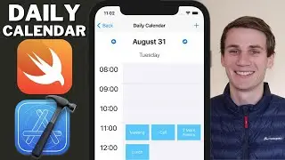 Daily Calendar Swift Xcode Tutorial  | Hourly Events
