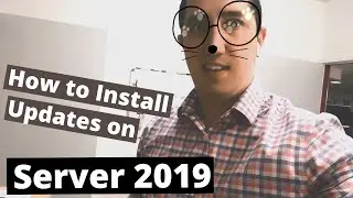 How to install updates on server 2019