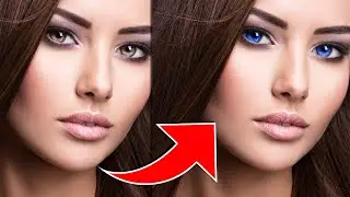 How to Change Eye Color in Photoshop #Shorts