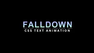 CSS Text Animation | CSS Animation