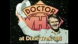 Doctor Who at Dixie Trek 1986 in Atlanta.  JNT, Peter Davison and more.