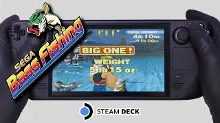 Steam Deck Gameplay | Sega Bass Fishing | Steam OS