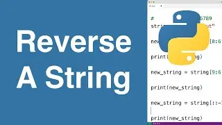 Reverse A String | Python Example