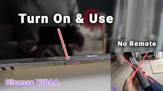 Hisense VIDAA TV: How to Turn On & Use WITHOUT Remote