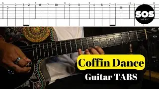 Coffin Dance Astronomia Guitar Tabs for Beginners with Playthrough Lesson - Easy Tutorial