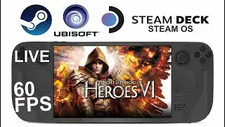 Might & Magic Heroes VI (UbiConnect) on Steam Deck/OS 3.6 in 800p 60Fps (Live)