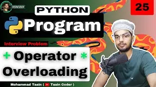 Operator Overloading in Python Sample way ❤️ | Python Programs 🔥| Day 25