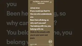 You Belong With Me karaoke  #taylorswift